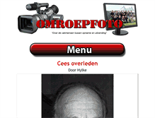 Tablet Screenshot of omroepfoto.nl